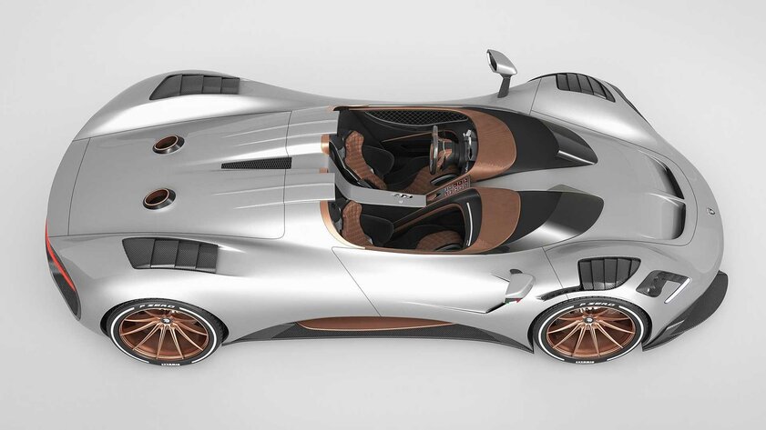 Ares S1 Project Spyder разгоняется до сотни за 2,7 секунды: у него при этом нет крыши и лобового стекла