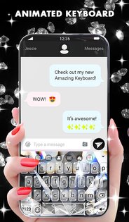 Diamond Live Wallpaper and Keyboard 5.24.2. Скриншот 2
