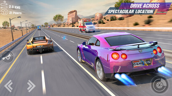 Real Highway Car Racing Game 13.5.6. Скриншот 5