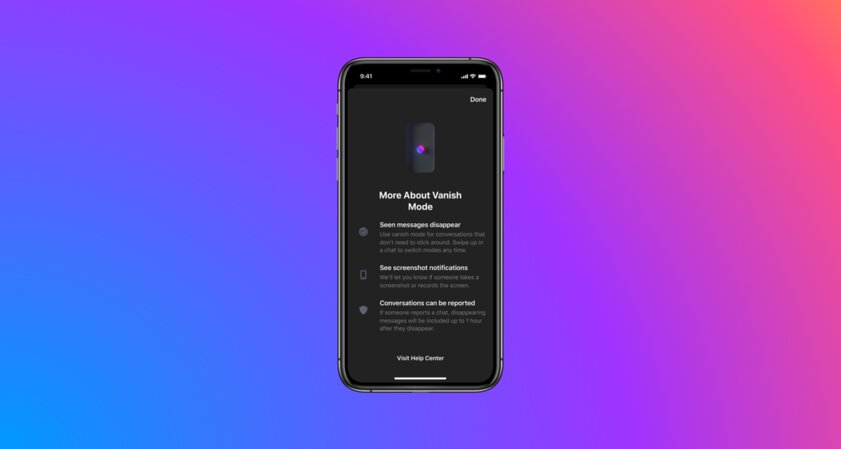 В Instagram* и Facebook* Messenger появились исчезающие сообщения
