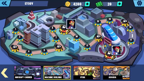 Stickman Superhero Fight 0.2.8. Скриншот 7