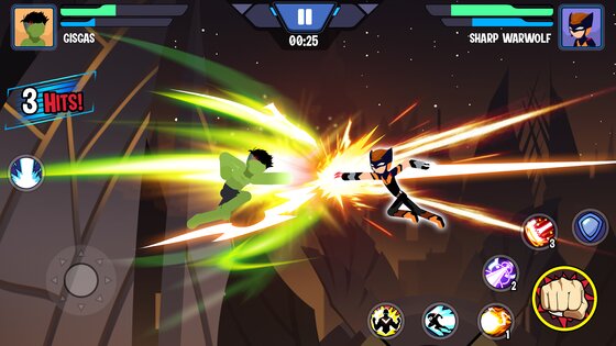 Stickman Superhero Fight 0.2.8. Скриншот 13