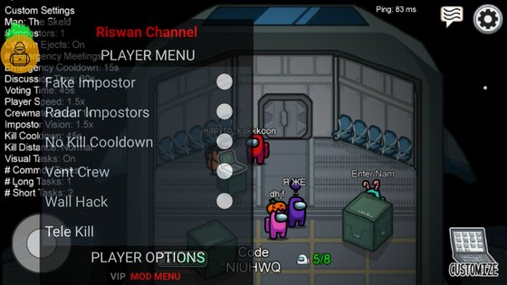 Among Us MOD Menu 2023.2.28. Скриншот 2