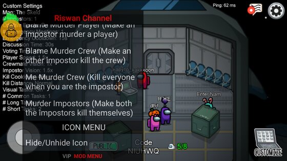 Among Us MOD Menu 2023.2.28. Скриншот 3