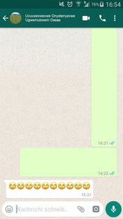 Пустые сообщения для WhatsApp 1.1.0. Скриншот 1
