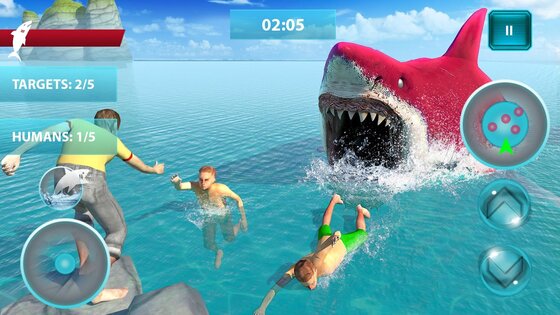 Shark Attack Sim: Hunting Game 32.5. Скриншот 9