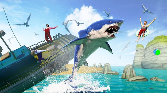 Shark Attack Sim: Hunting Game 32.5. Скриншот 13