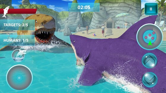 Shark Attack Sim: Hunting Game 32.5. Скриншот 19