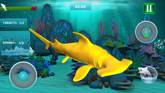 Shark Attack Sim: Hunting Game 32.5. Скриншот 21