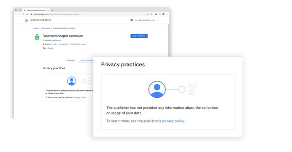 Chrome Web Store заставит разработчиков указывать, какие данные собирают расширения