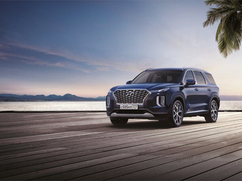 Hyundai привезла в Россию Palisade: флагманский кроссовер, на который можно оформить подписку