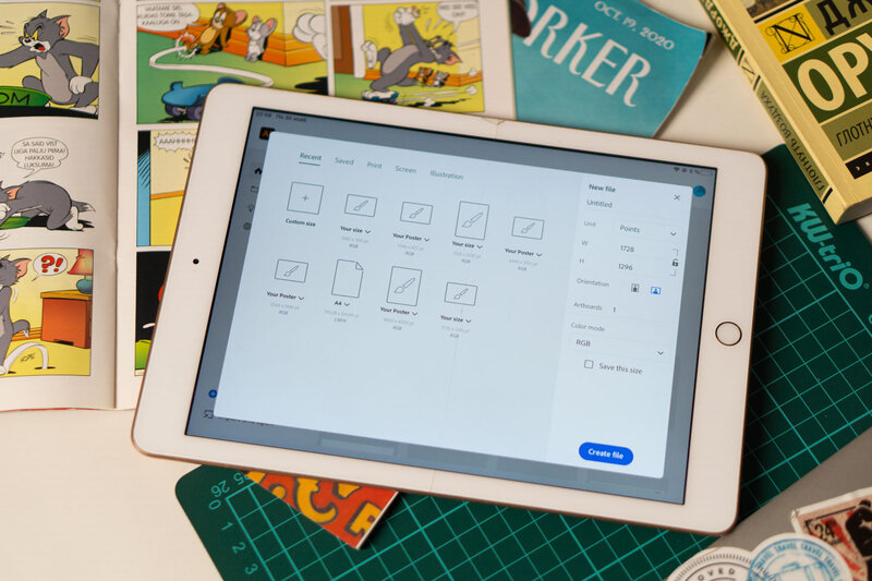 Векторная графика на iPad: лучшие бесплатные и платные программы