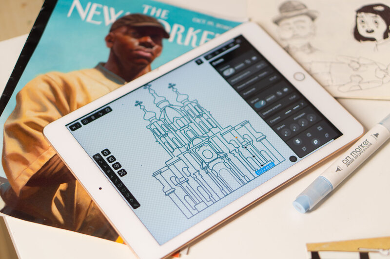 Векторная графика на iPad: лучшие бесплатные и платные программы