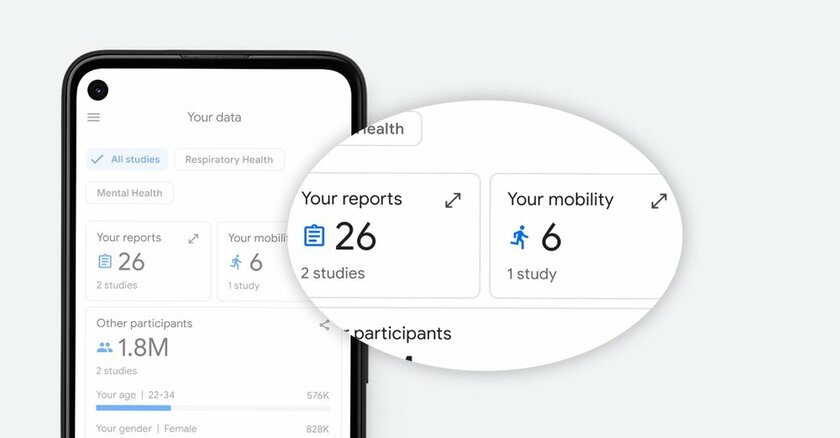Google запускает приложение, которое позволит участвовать в медицинских исследованиях