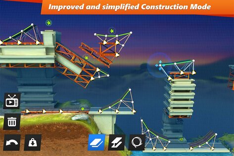 Bridge Constructor Stunts 3.0. Скриншот 2