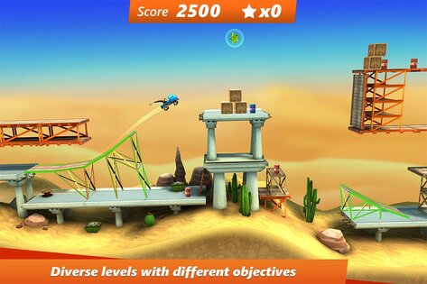 Bridge Constructor Stunts 3.0. Скриншот 3