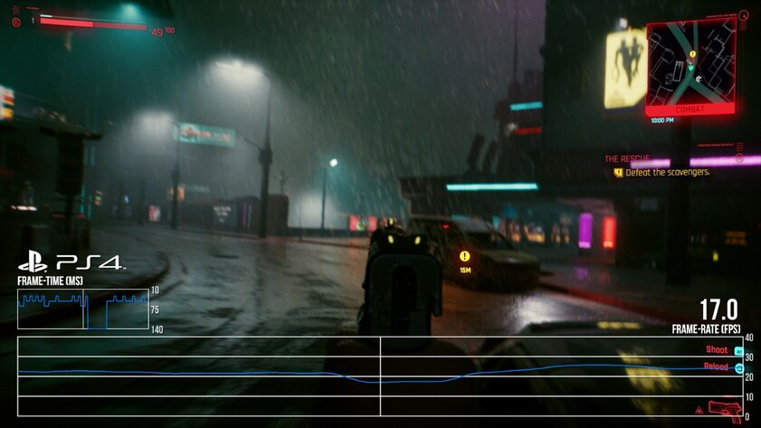 Cyberpunk 2077 на PS4 работает отвратительно: 720р и 15 FPS