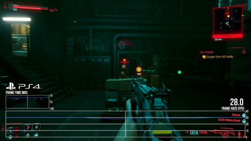 Cyberpunk 2077 на PS4 работает отвратительно: 720р и 15 FPS