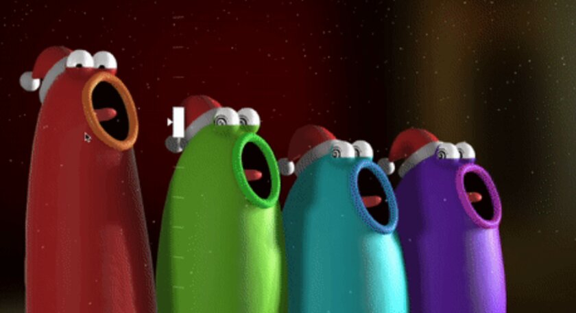 Новый сервис от Google позволяет создать мелодию, растягивая «пластилиновых» человечков
