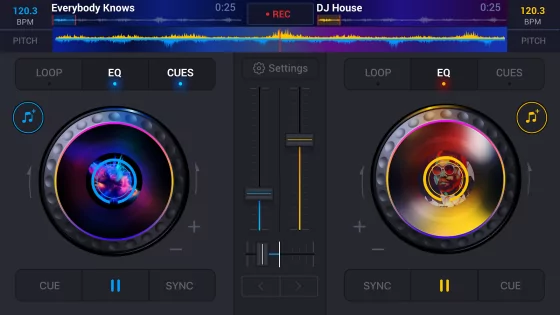 DJ it – музыкальный микшер 1.30.3. Скриншот 1