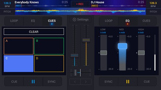 DJ it – музыкальный микшер 1.30.3. Скриншот 2
