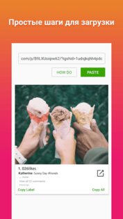 Загрузчик видео для Instagram* 2.0.2. Скриншот 2