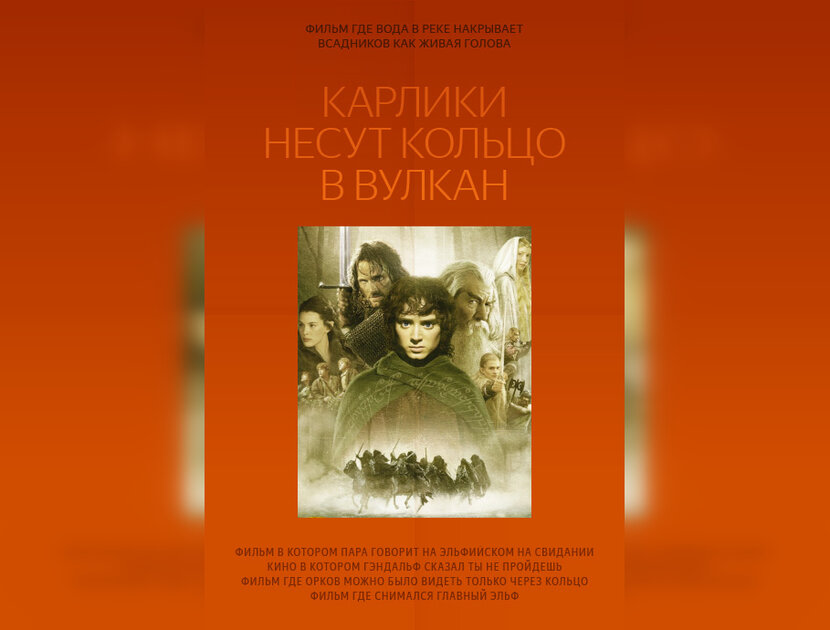 «Карлики несут кольцо в вулкан»: угадайте фильмы по смешным поисковым запросам