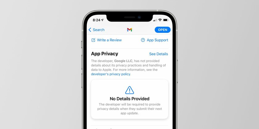 Google не обновлял свои приложения для iOS, чтобы скрыть данные о конфиденциальности