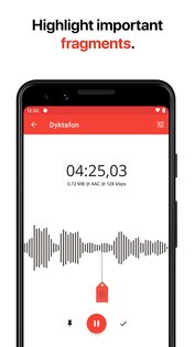 Диктофон First75 13.8.0. Скриншот 1