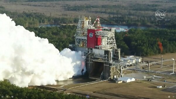 NASA провалило первое серьёзное испытание своей будущей ракеты для полётов на Луну и Марс