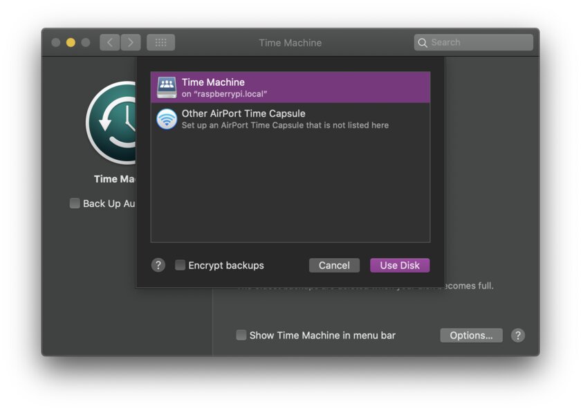 Превращаем Raspberry Pi в Time Capsule от Apple