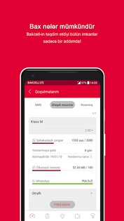 Мой Bakcell 3.4.24. Скриншот 3