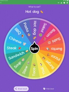 Spin The Wheel – генератор рандома 2.12.0. Скриншот 6