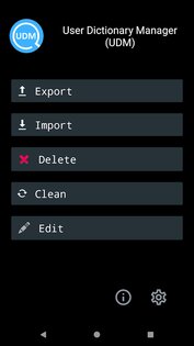 User Dictionary Manager (UDM) 111. Скриншот 1
