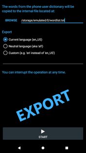 User Dictionary Manager (UDM) 111. Скриншот 2