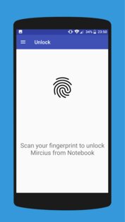 Remote Fingerprint Unlock 1.6.7. Скриншот 1