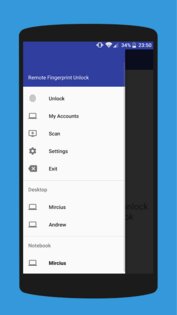 Remote Fingerprint Unlock 1.6.6. Скриншот 2