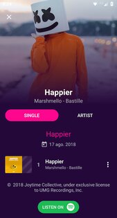 BeatFind – распознавание музыки 1.6.55. Скриншот 6