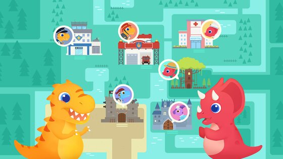 Город динозавров - Волшебное королевство детей 1.1.3. Скриншот 2