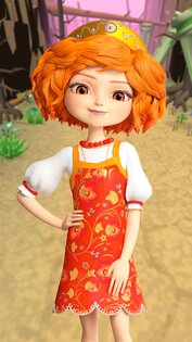 Царевны — игра в 3D догонялки для девочек 0.1. Скриншот 2
