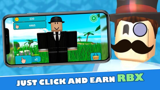 RoClicker — Free Robux 1.2.1. Скриншот 1