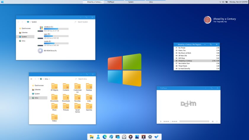 15 тем для Windows 10, меняющих систему до неузнаваемости. Долго искал четвёртую!