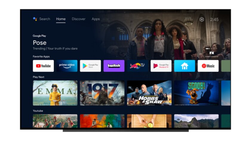 Android TV получил обновление и стал похож на Google TV