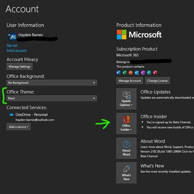 В Word появилась полноценная тёмная тема: как её включить, чтобы писать белым по чёрному