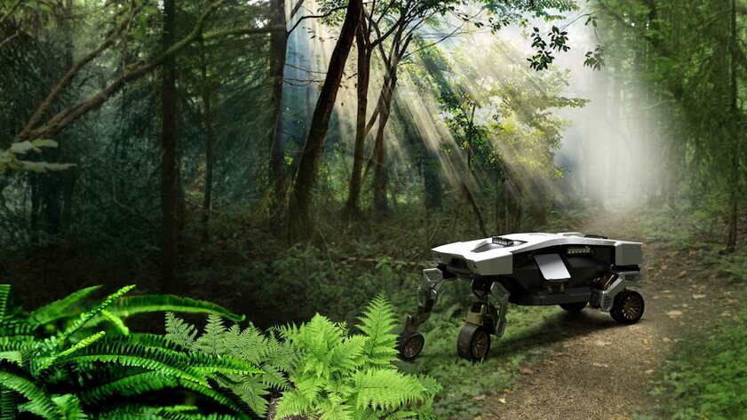 Не зря купили Boston Dynamics: Hyundai представила беспилотный внедорожник-шагоход