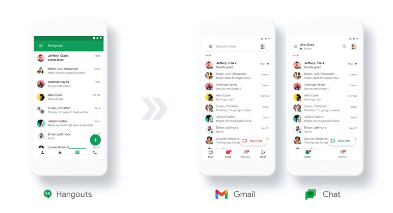Google Chat, призванный заменить Hangouts, готовится выйти в публичное бета-тестирование