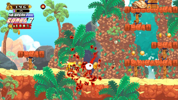 Обзор Golden Force для Nintendo Switch: 2D-платформер запредельной сложности