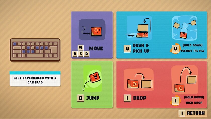 Платформер про коробки с кооперативом: обзор Pile Up! Box by Box