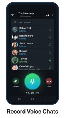С новым обновлением Telegram стал полным аналогом Clubhouse, только лучше