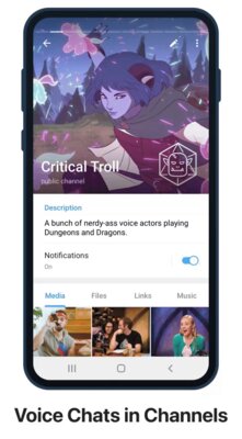 С новым обновлением Telegram стал полным аналогом Clubhouse, только лучше